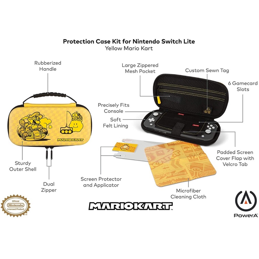 Mario Kart Protection Case Kit for Nintendo Switch